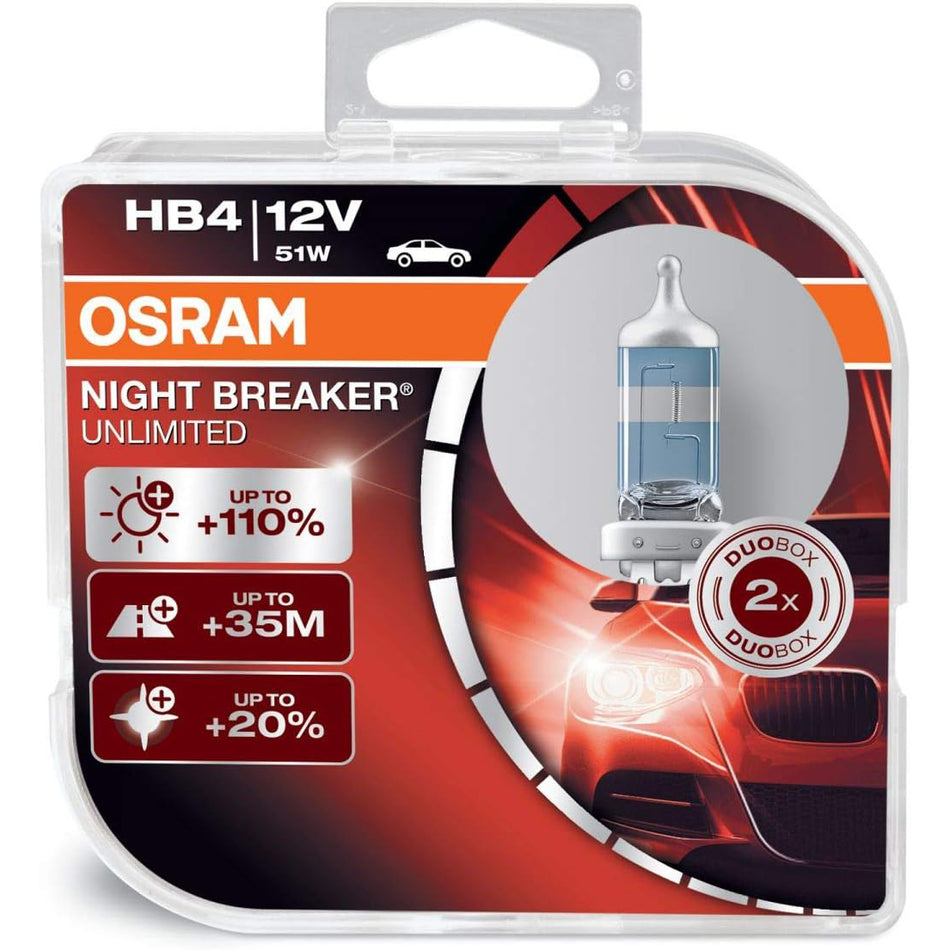 FOCO 9006 NIGHT BREAKER  12V 51W DUOBOX  OSRAM - 9006NBU-HCB