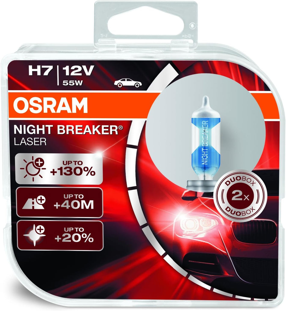 FOCO H7 NIGHT BREAKER LASER 55W 12V OSRAM DUOBOX