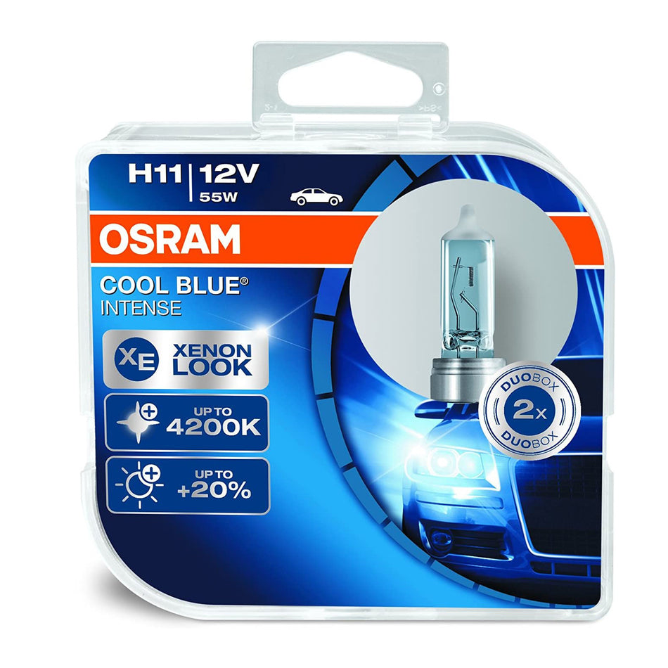 FOCO H11 55W 12V COOL BLUE INTENSE DUOBOX OSRAM - 64211CBI-HCB