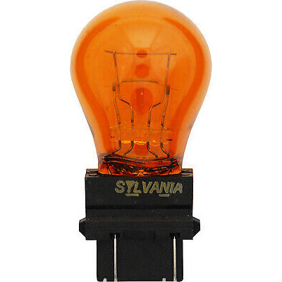 Bombillo 3157 Base Plástica 2 Contacto Hammer 12v Ambar