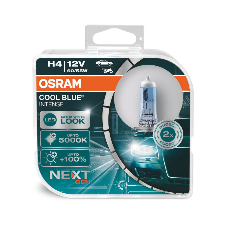 FOCO H4 COOL BLUE INTENSE 60/55W 12V OSRAM DUOBOX - 64193CBN-HCB